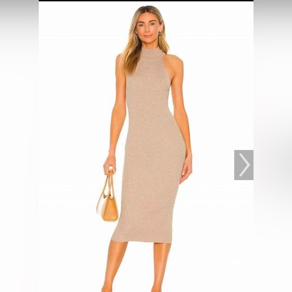 Line and Dot X Revolve Danielle Midi Dress in Natural - Size Small - Picture 1 of 1